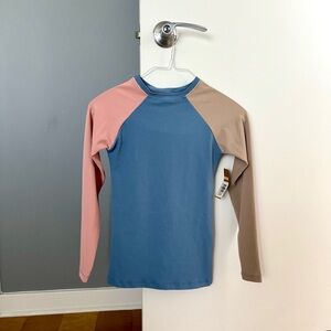 Seea Doheny Rash Guard, Pastel Rib, S